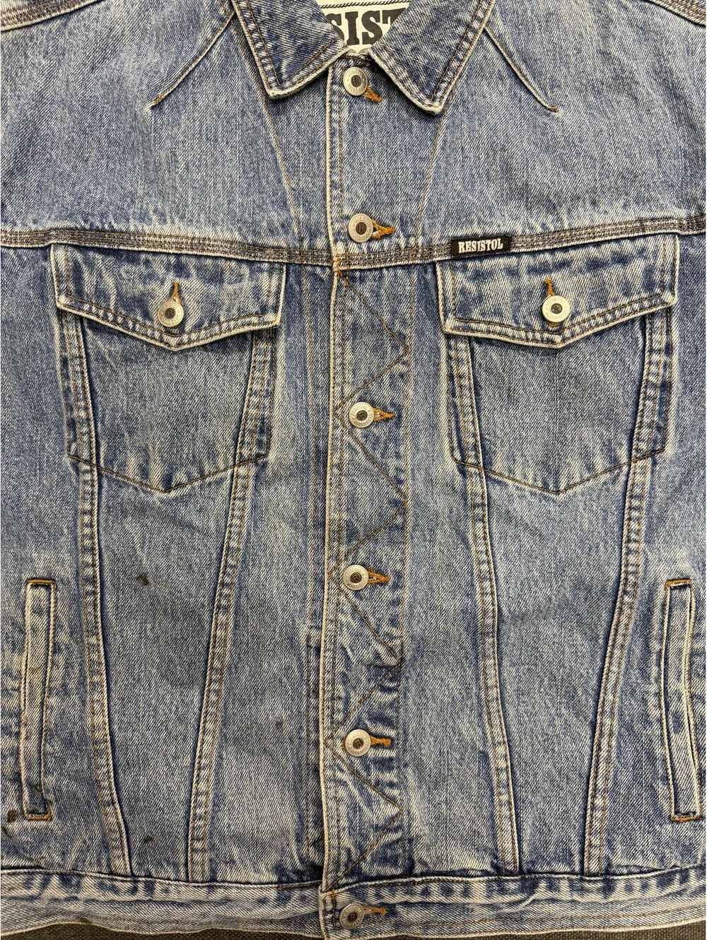 Vintage Resistol Light Blue Denim Jacket - Picture 4 of 9